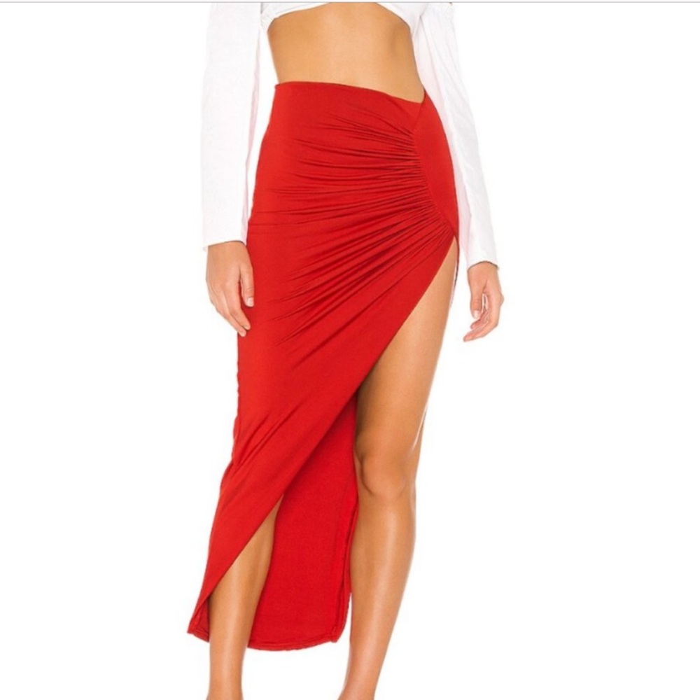 Elegant Red Women's Skirt